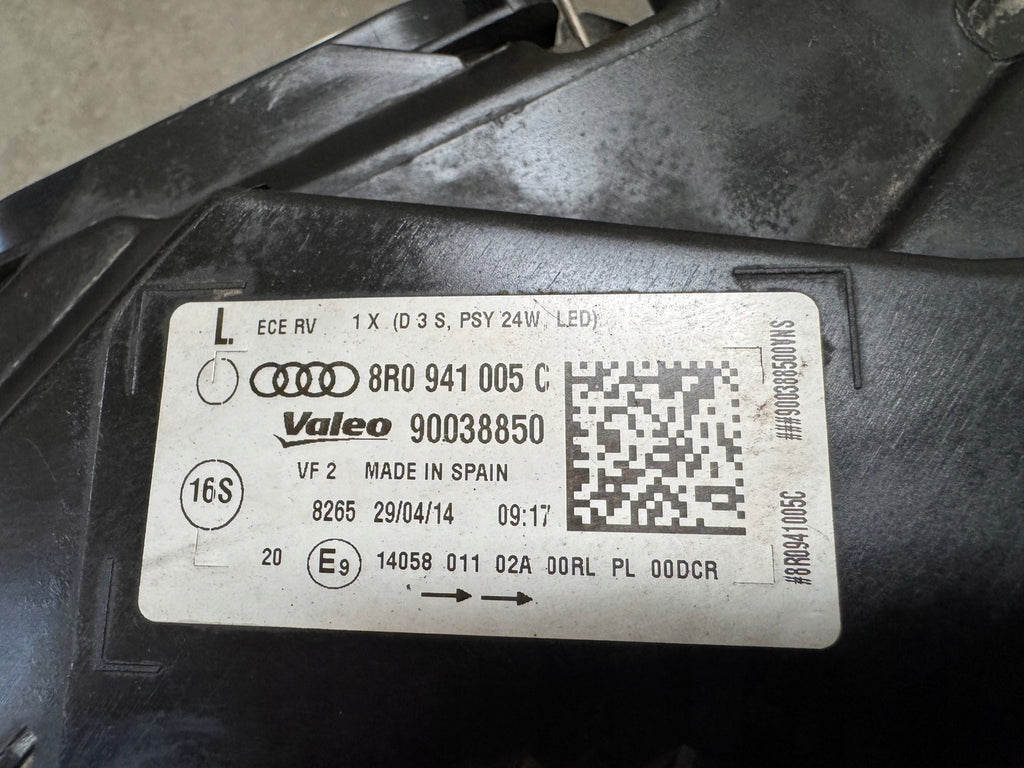 Frontscheinwerfer Audi Q5 8R0941005C LED Links Scheinwerfer Headlight