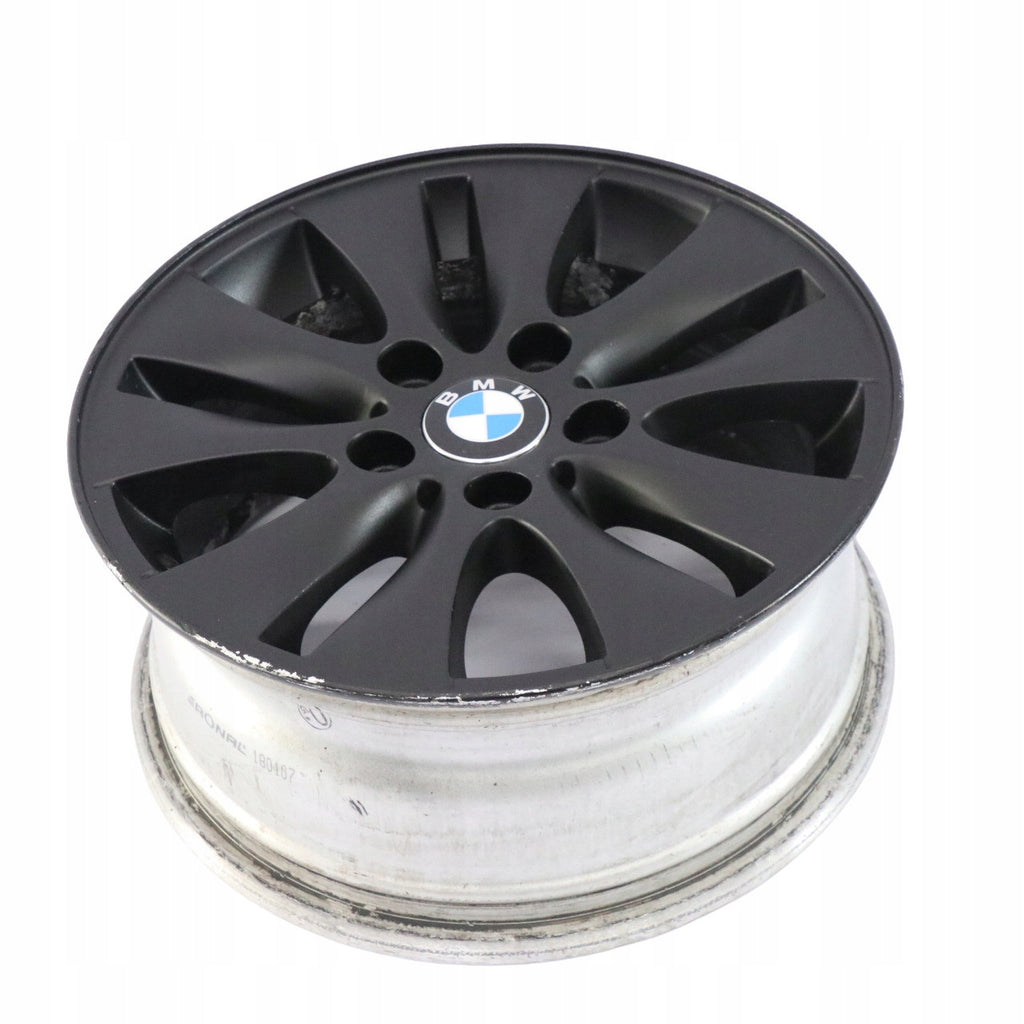 1x Alufelge 16 Zoll 7.0" 5x120 44ET Matt Silber 6774684 BMW 1 E88 E81 E87