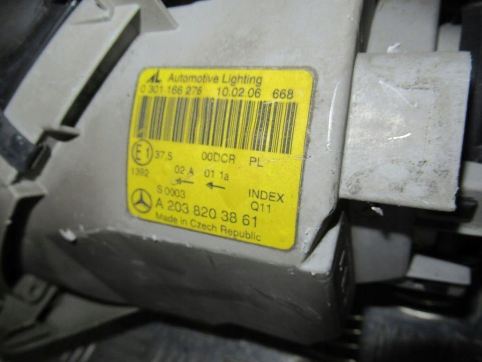 Frontscheinwerfer Mercedes-Benz W203 A2038203861 Xenon Rechts Headlight SCH8495590936ek
