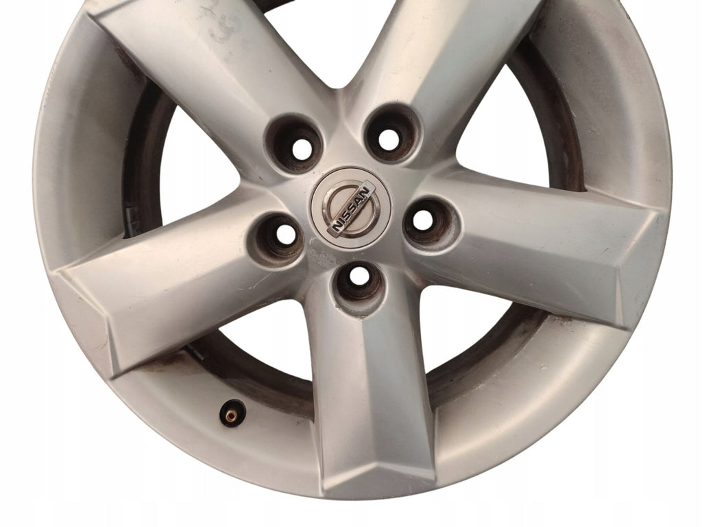 1x Alufelge 16 Zoll 6.5" 5x114.3 40ET Glanz Silber Nissan Qashqai I J10 FEL4965853656jv
