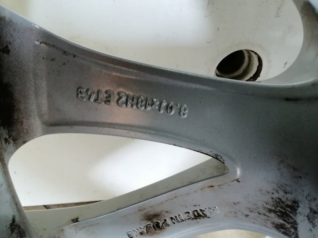 1x Alufelge 18 Zoll 8.0" 5x112 43ET Glanz Silber A2134011100 Mercedes-Benz W213