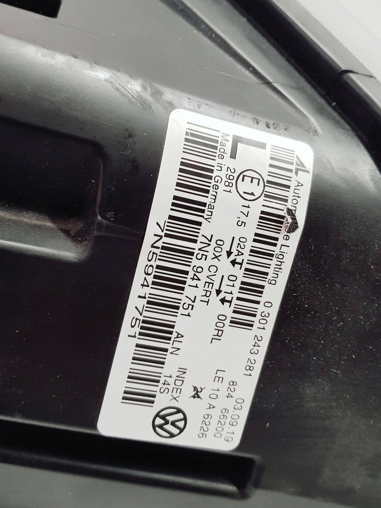 Frontscheinwerfer Seat Alhambra 7N5941751 Xenon Links Scheinwerfer Headlight SCH2040387307ks