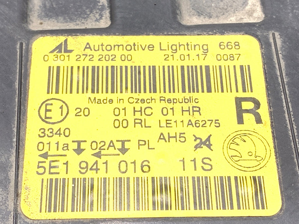 Frontscheinwerfer Skoda Octavia III 729-100630 5E1941016 Rechts Headlight SCH3234485898mm