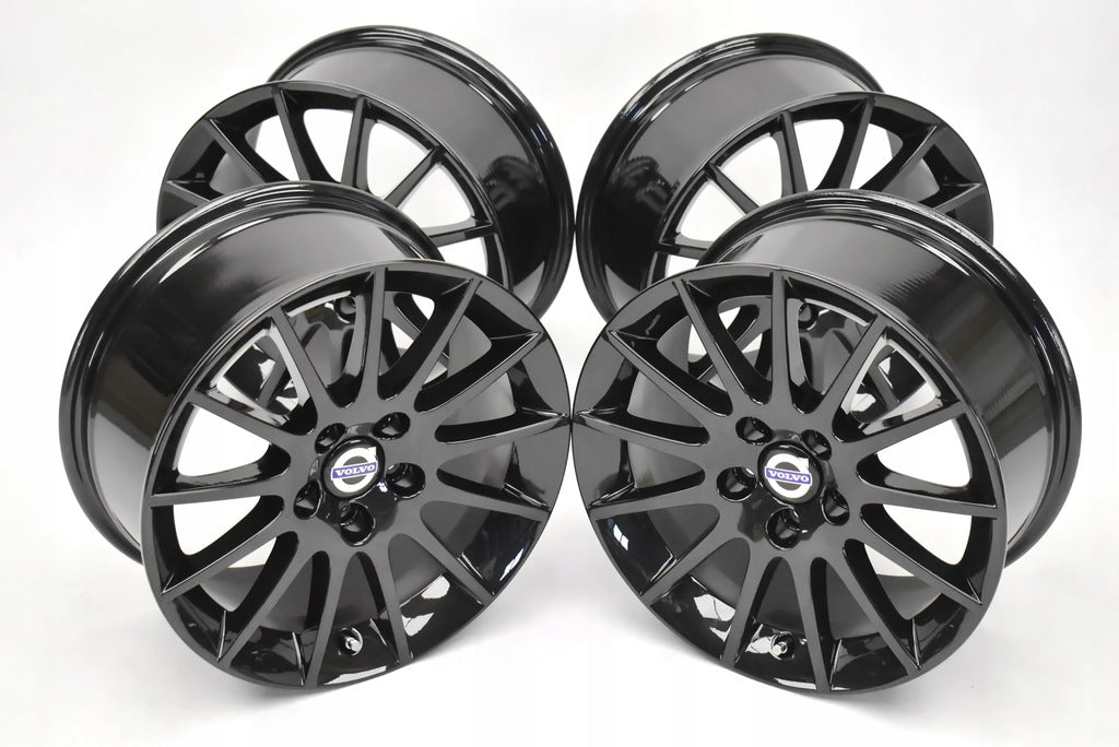 4x Alufelge 16 Zoll 7.5" 5x108 45ET Glanz Schwarz 9466832 Volvo V70 C70 FEL9672181178tz