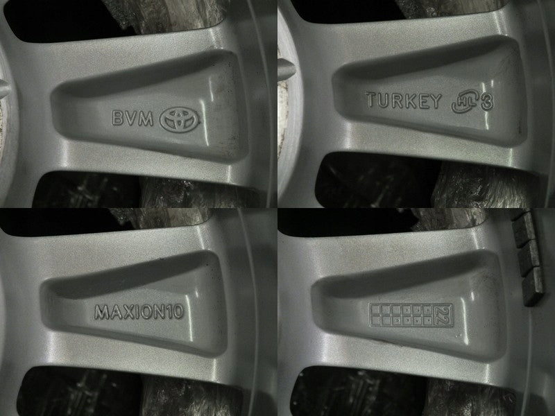 1x Alufelge 16 Zoll 6.5" 5x114.3 45ET Glanz Silber Toyota Rim Wheel