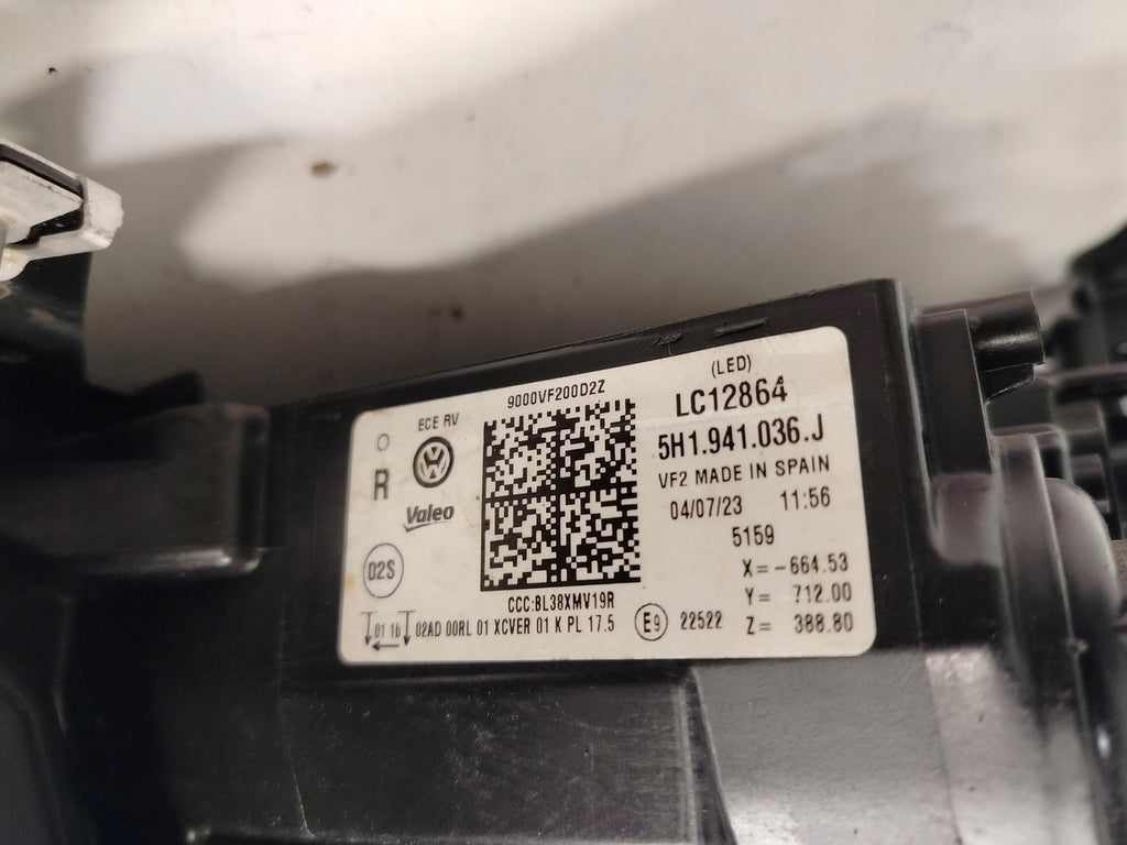 Frontscheinwerfer VW Golf VIII 5H1941036J Full LED Rechts Scheinwerfer Headlight SCH2100276166rg