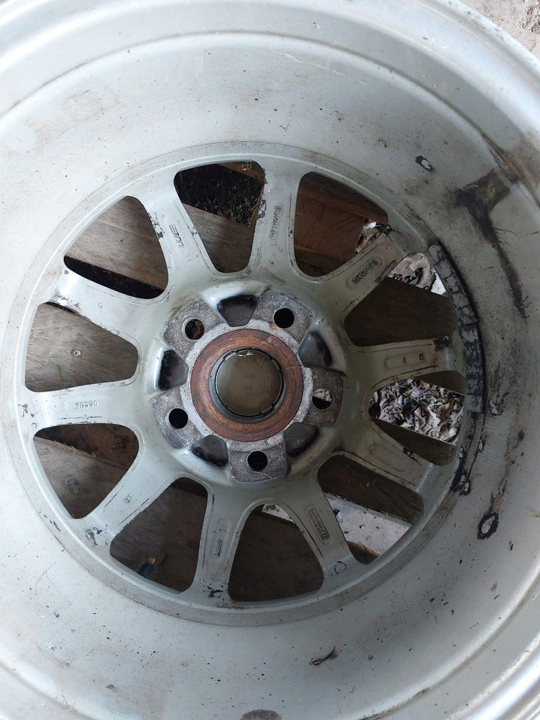 1x Alufelge 15 Zoll 7.0" 5x112 38ET Glanz Silber Audi Rim Wheel FEL2767867722my