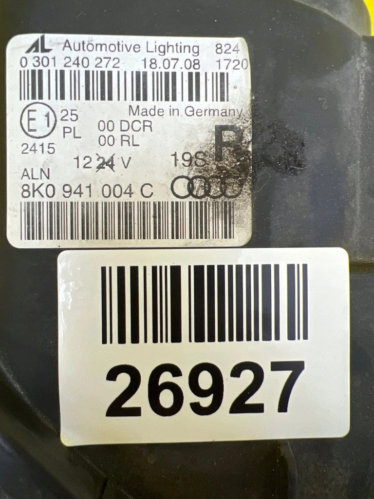 Frontscheinwerfer Audi A4 B8 8K0941004C Xenon Rechts Scheinwerfer Headlight