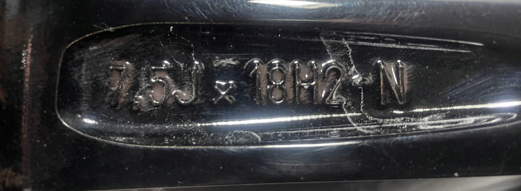 1x Alufelge 18 Zoll 7.5" 5x112 49ET Glanz Schwarz A1774011300 Mercedes-Benz W177 FEL7638312398un