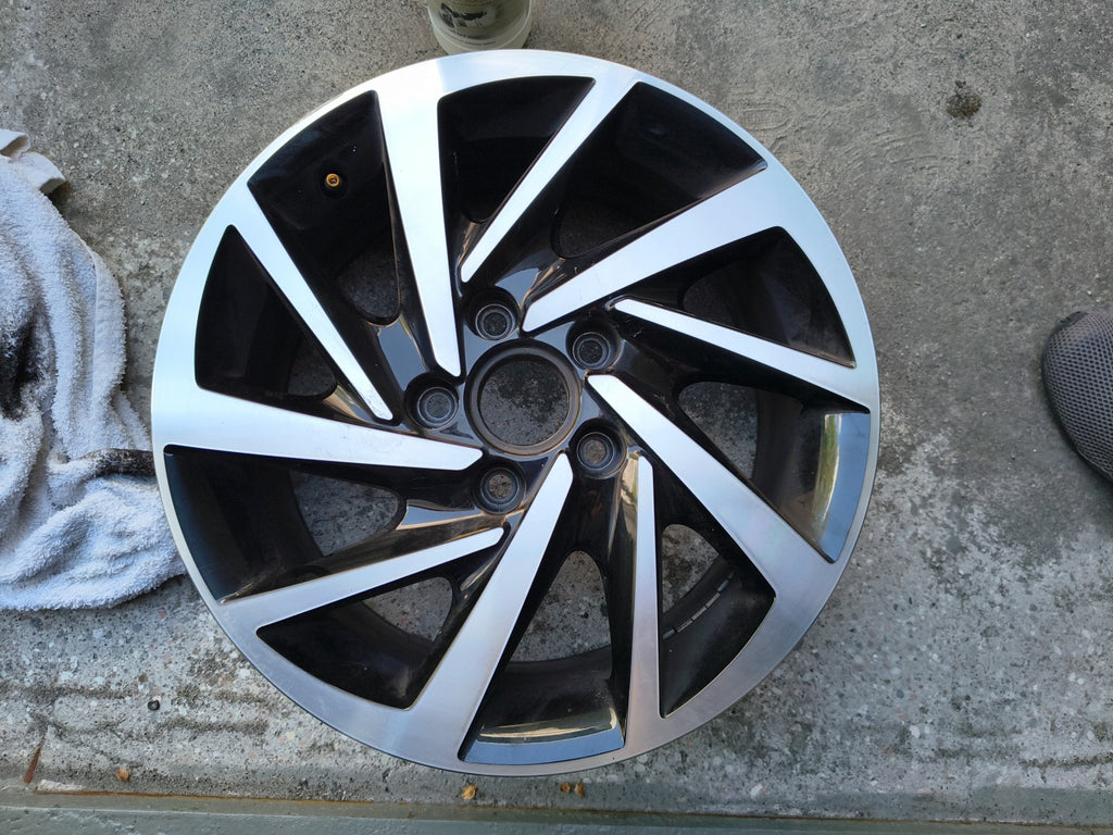 1x Alufelge 16 Zoll 6.5" 5x112 5TA601025K VW Rim Wheel FEL7157608141xz