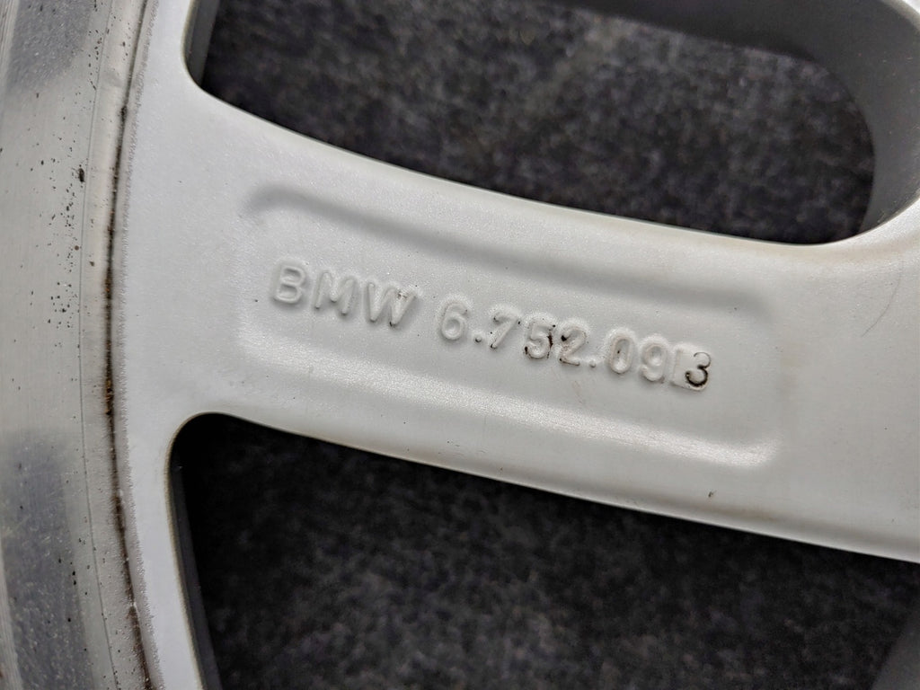 1x Alufelge 18 Zoll 8.0" 5x120 20ET Glanz Silber 6752093 BMW E39 Rim Wheel FEL8961600406rm