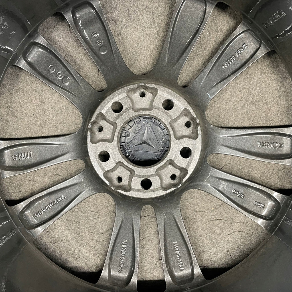 4x Alufelge 18 Zoll 7.5" 5x112 52ET Glanz Schwarz A2464010800 Mercedes-Benz FEL4798159264bi