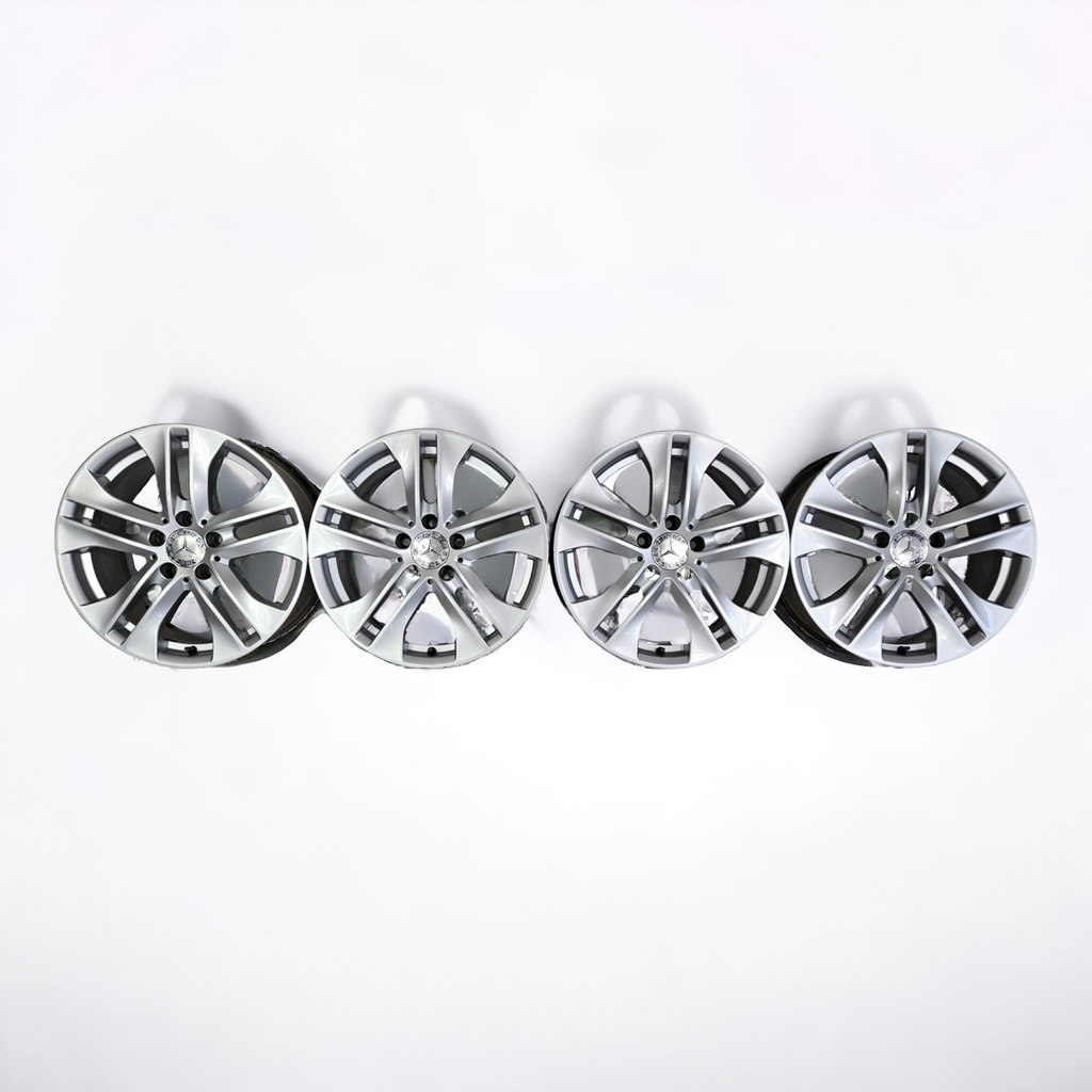 4x Alufelge 17 Zoll 7.5" 5x112 47ET A2044017502 Mercedes-Benz W204 Rim Wheel