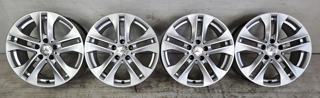 4x Alufelge 17 Zoll 7.5" 5x112 47ET A2044017502 Mercedes-Benz W204 Rim Wheel