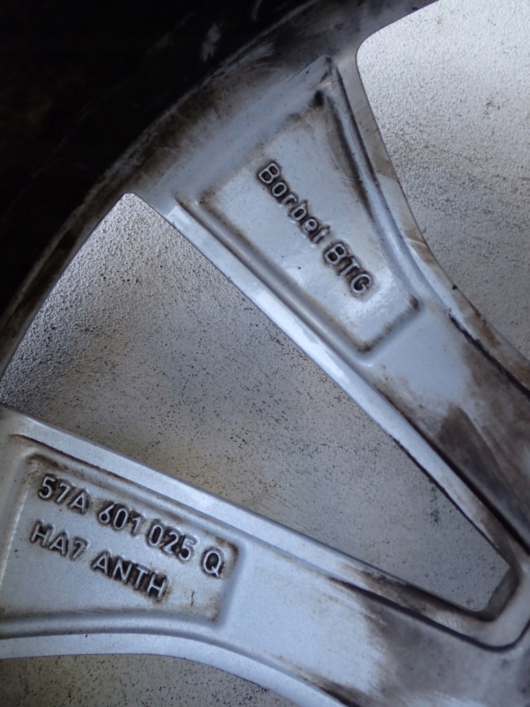 1x Alufelge 19 Zoll 8.0" 5x112 45ET Glanz Silber 57A601025 Skoda Karoq Nu7