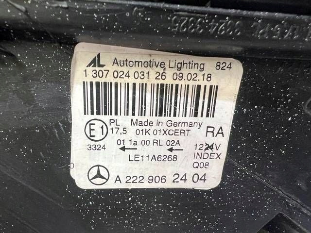 Frontscheinwerfer Mercedes-Benz W222 A2229062404 Rechts Scheinwerfer Headlight SCH5023020950lk