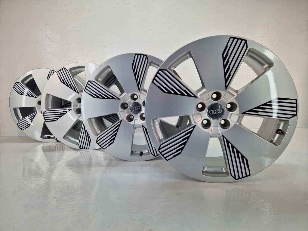 4x Alufelge 19 Zoll 8.0" 5x112 34ET Glanz Silber 4KE601025L Audi Rim Wheel FEL5457408092dp