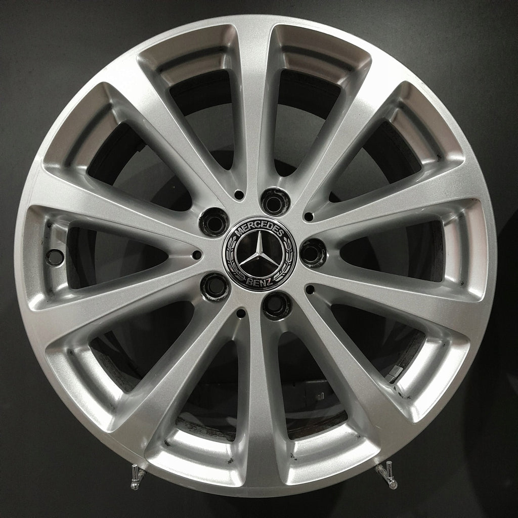 4x Alufelge 17 Zoll 7.5" 5x112 40ET Glanz Silber A2134011300 Mercedes-Benz W213 FEL6893954323qx