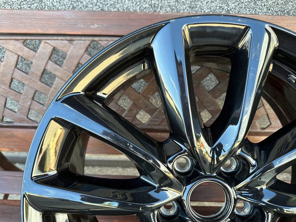 1x Alufelge 18 Zoll 7.0" 5x114.3 45ET Glanz Schwarz 9965657080 Mazda 3 Rim Wheel FEL3852772700ax