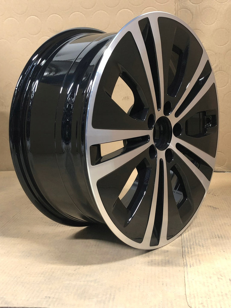 1x Alufelge 18 Zoll 8.0" 5x112 43ET Glanz Schwarz A2134015200 Mercedes-Benz W213