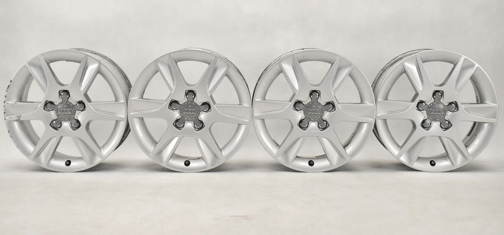 4x Alufelge 16 Zoll 6.5" 5x112 50ET Glanz Silber 8P0601025AN Audi A3 Rim Wheel FEL4152750360dr