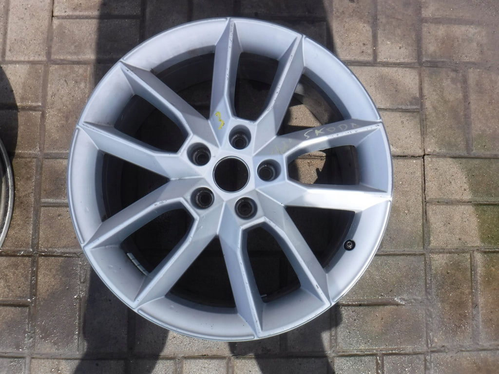 1x Alufelge 18 Zoll 7.5" 5x112 601025 Skoda Rim Wheel FEL2171745350kf