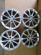 Load image into Gallery viewer, 4x Alufelge 17 Zoll 6.5" 5x112 44ET Glanz Silber A1774010300 Mercedes-Benz FEL3170420897ip