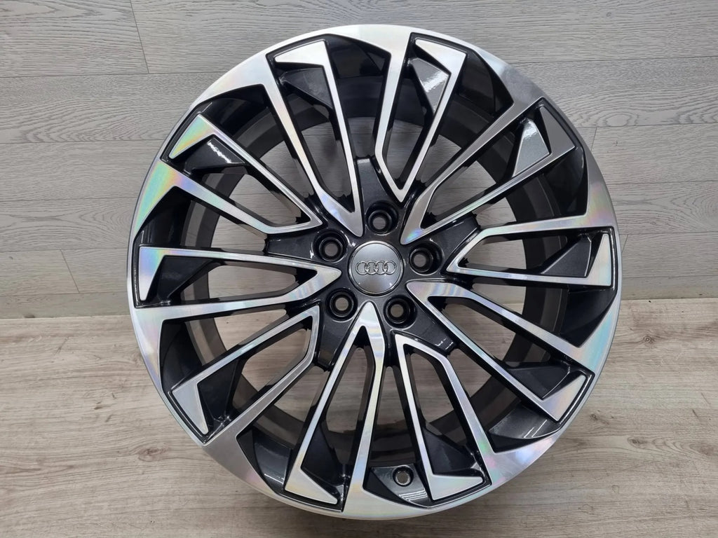 4x Alufelge 19 Zoll 8.5" 5x112 40ET Glanz Graphit 4K0601025 Audi A6 Mg Rim Wheel FEL1958717393kx