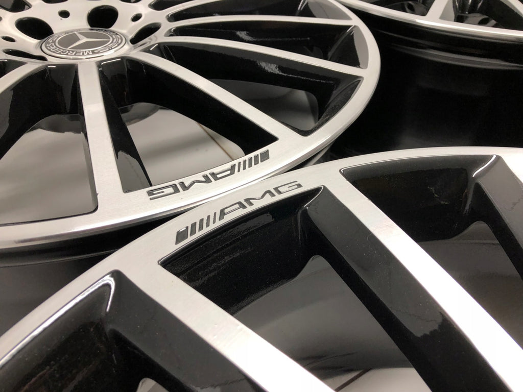 4x Alufelge 20 Zoll 8.0" 5x112 43ET Glanz Schwarz A2134012200 Mercedes-Benz Amg FEL5487350311cj