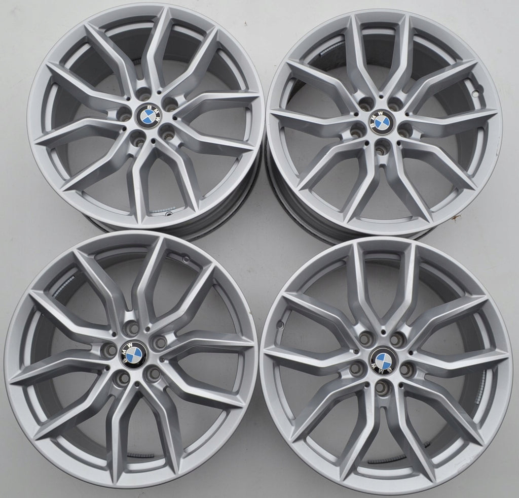 4x Alufelge 19 Zoll 9.0" 5x112 38ET Glanz Silber 6880685 BMW X5 G05 G06 FEL2008645860xv