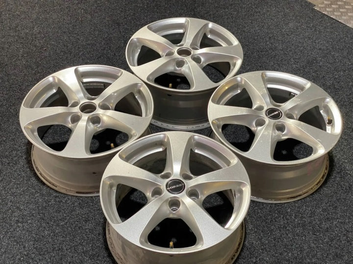 4x Alufelge 16 Zoll 7.0" 5x108 40ET Silber KBA46719 Audi A4 A3 Rim Wheel FEL3972458293mv