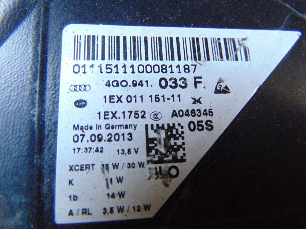Frontscheinwerfer Audi 4G0941033F Full LED Links Scheinwerfer Headlight SCH2900100950fw