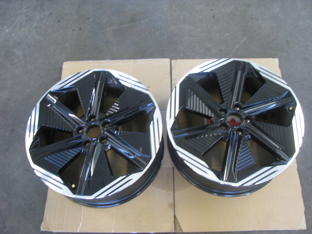 1x Alufelge 20 Zoll 8.0" 5x114.3 40ET Glanz Schwarz Nissan I Rim Wheel FEL9132112525ey
