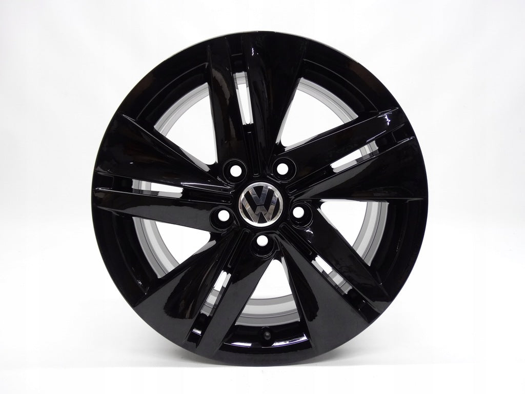 4x Alufelge 16 Zoll 7.0" 5x112 48ET Glanz Schwarz 5H0601025 VW Golf Viii FEL7629797730sq