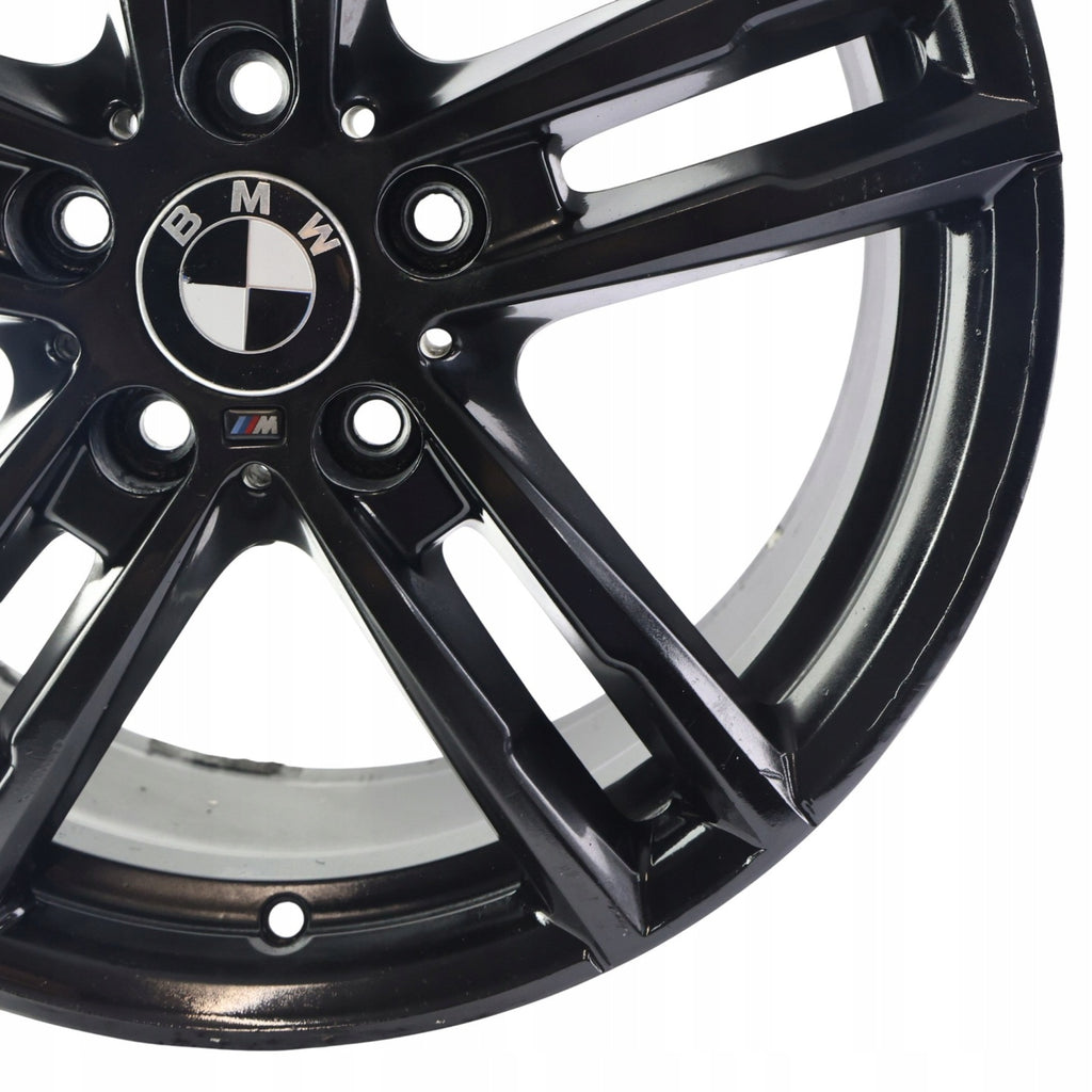 1x Alufelge 18 Zoll 8.0" 5x120 52ET Glanz Schwarz 8074186 8009703 BMW 1 F21 F20 FEL7880700650xc