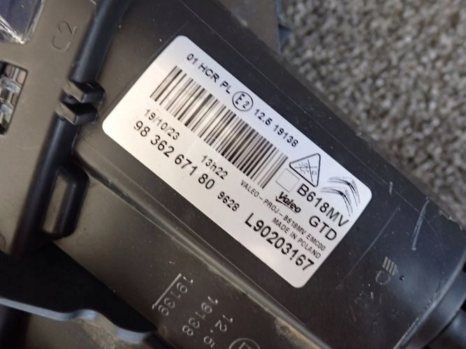 Frontscheinwerfer Citroën C3 9836267180 Full LED Links Scheinwerfer Headlight