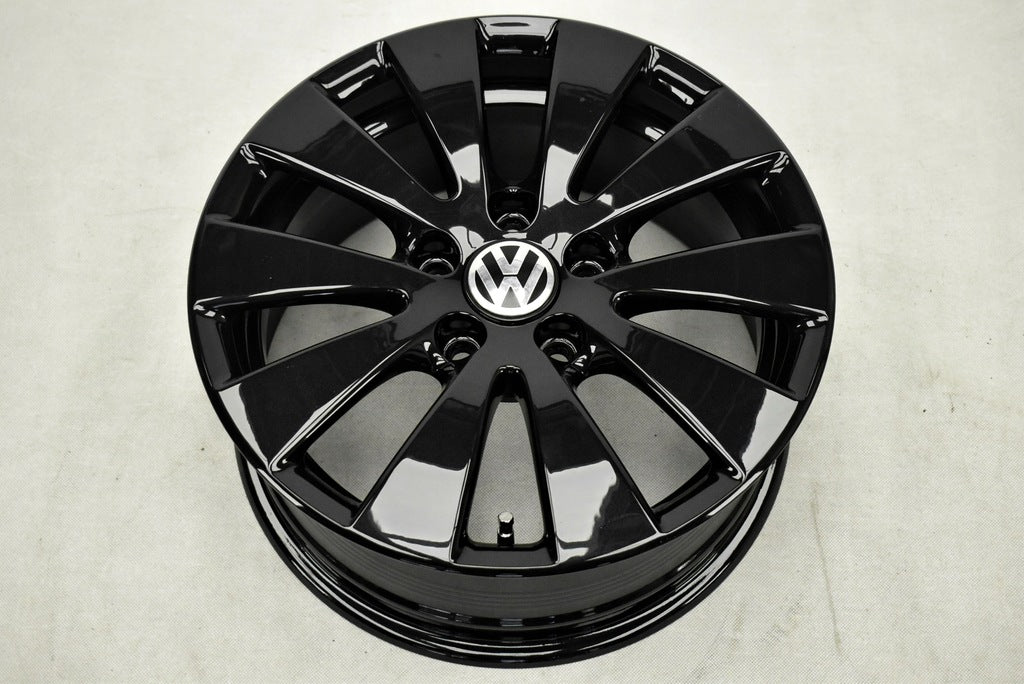4x Alufelge 16 Zoll 7.0" 5x112 45ET Glanz Schwarz 3C0601025C VW Passat Rim Wheel FEL9236843685ie