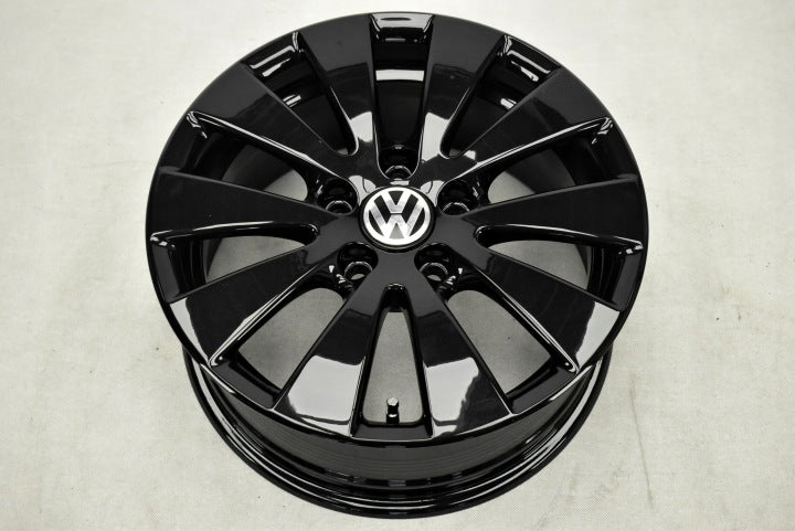 4x Alufelge 16 Zoll 7.0" 5x112 45ET Glanz Schwarz 3C0601025C VW Passat Rim Wheel FEL9236843685ie