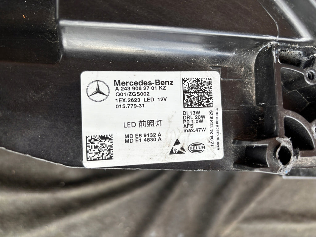 Frontscheinwerfer Mercedes-Benz Eqa Eqb A2439062701 Full LED Links Headlight SCH7238428611ct