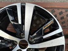 Load image into Gallery viewer, 1x Alufelge 18 Zoll 7.5" 5x108 49ET Glanz Schwarz 9809687377 Peugeot Rim Wheel FEL2973017843vg