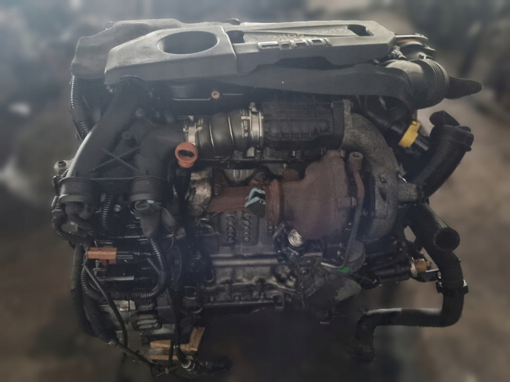 Motor Peugeot 308 10JBEK 9H05 1.6 EHDI 260TKm Diesel Engine Unkomplett