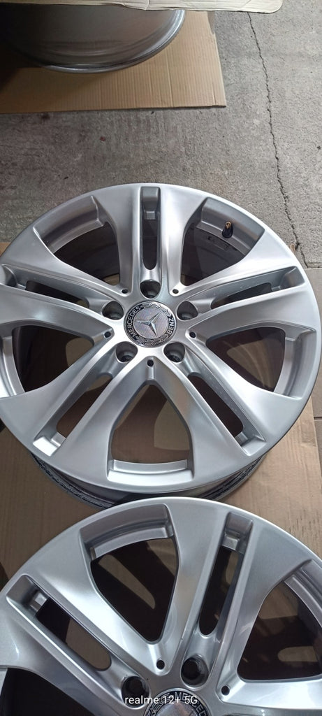 4x Alufelge 17 Zoll 7.5" 5x112 45ET Glanz Silber A2074010602 Mercedes-Benz FEL5272323327ki
