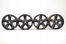 Laden Sie das Bild in den Galerie-Viewer, 4x Alufelge 18 Zoll 8.5" 5x120 46ET Glanz Schwarz 6770200 BMW X5 E70 Rim Wheel FEL1479985036ib