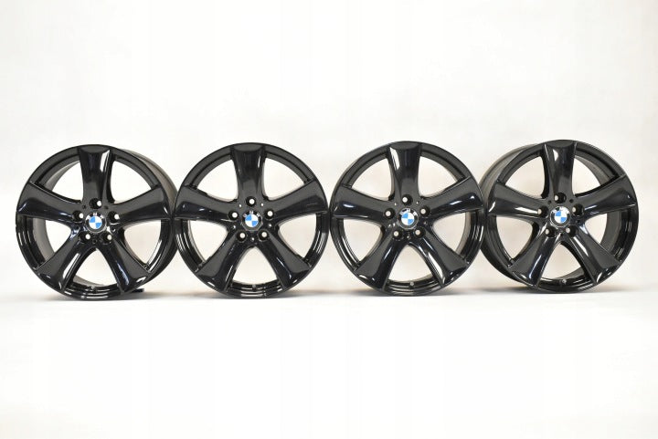 4x Alufelge 18 Zoll 8.5" 5x120 46ET Glanz Schwarz 6770200 BMW X5 E70 Rim Wheel FEL1479985036ib
