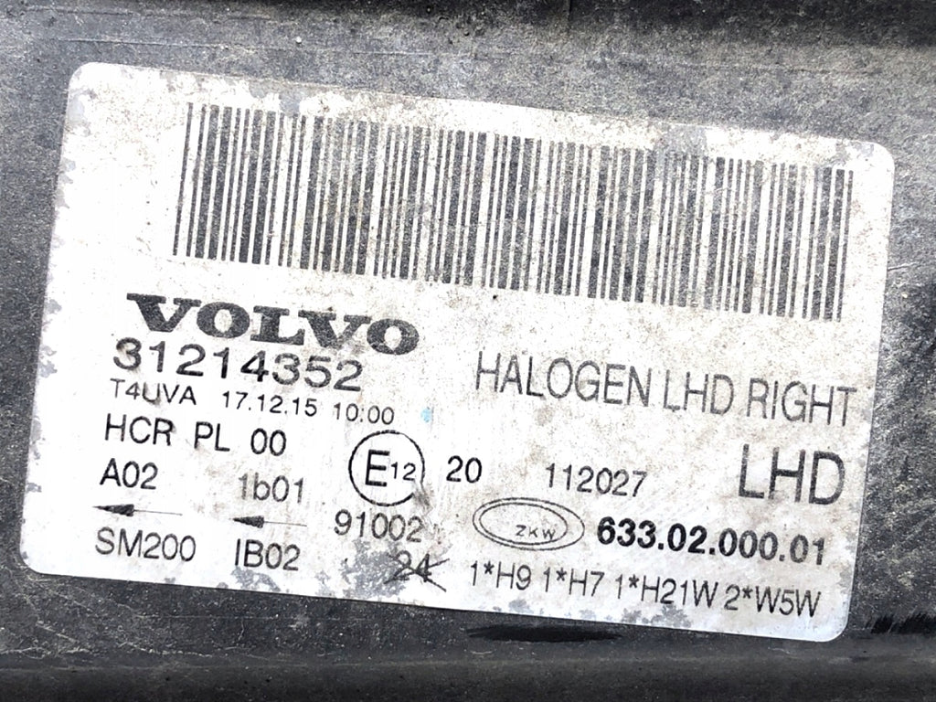 Frontscheinwerfer Volvo V70 III 729-23150 31214352 FALSE Scheinwerfer Headlight SCH5424168851pt