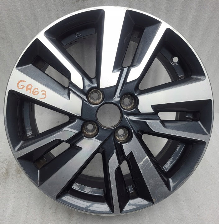 1x Alufelge 16 Zoll 6.0" 4x100 50ET Glanz Graphit N97601 Mg Micra I Note E12 FEL6275048785yn