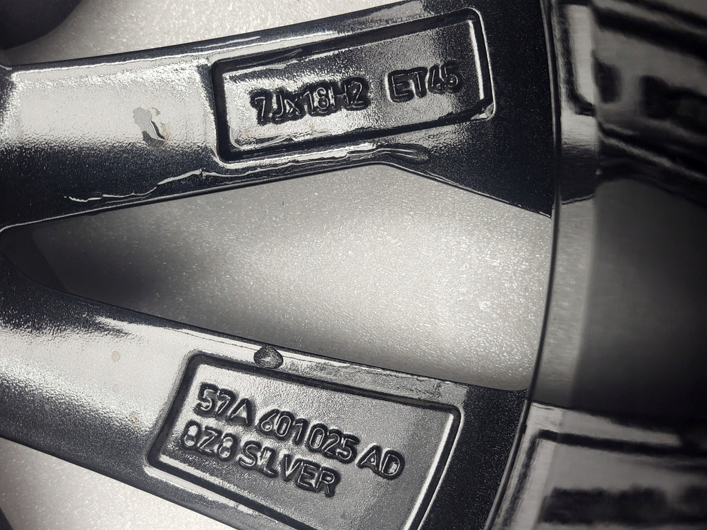 1x Alufelge 18 Zoll 7.0" 5x112 45ET 57A601025AD Skoda Karoq Rim Wheel