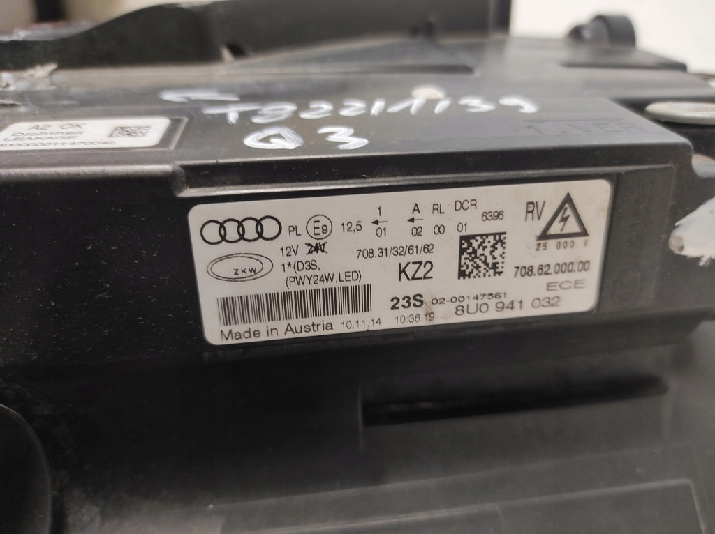 Frontscheinwerfer Audi Q3 8U094103 Xenon Rechts Scheinwerfer Headlight