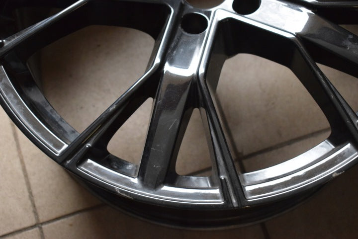 1x Alufelge 20 Zoll 9.0" 5x112 20ET Glanz Schwarz Rim Wheel FEL4589525467uu