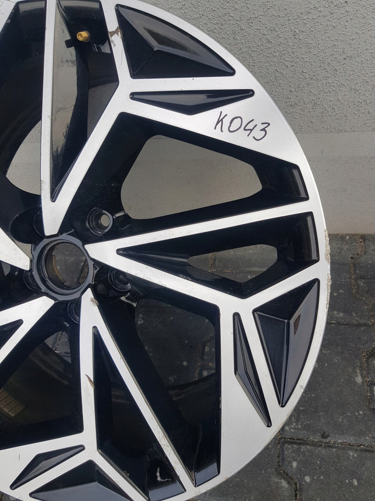 1x Alufelge 20 Zoll 8.5" 5x114.3 53 5ET Glanz Schwarz 52910-KL310 Hyundai Ioniq FEL6506287219jv